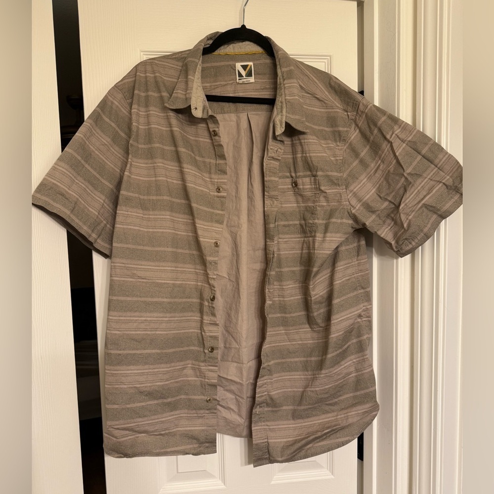 Voyager Men's Short Sleeve Woven Shirt  Size 2xl